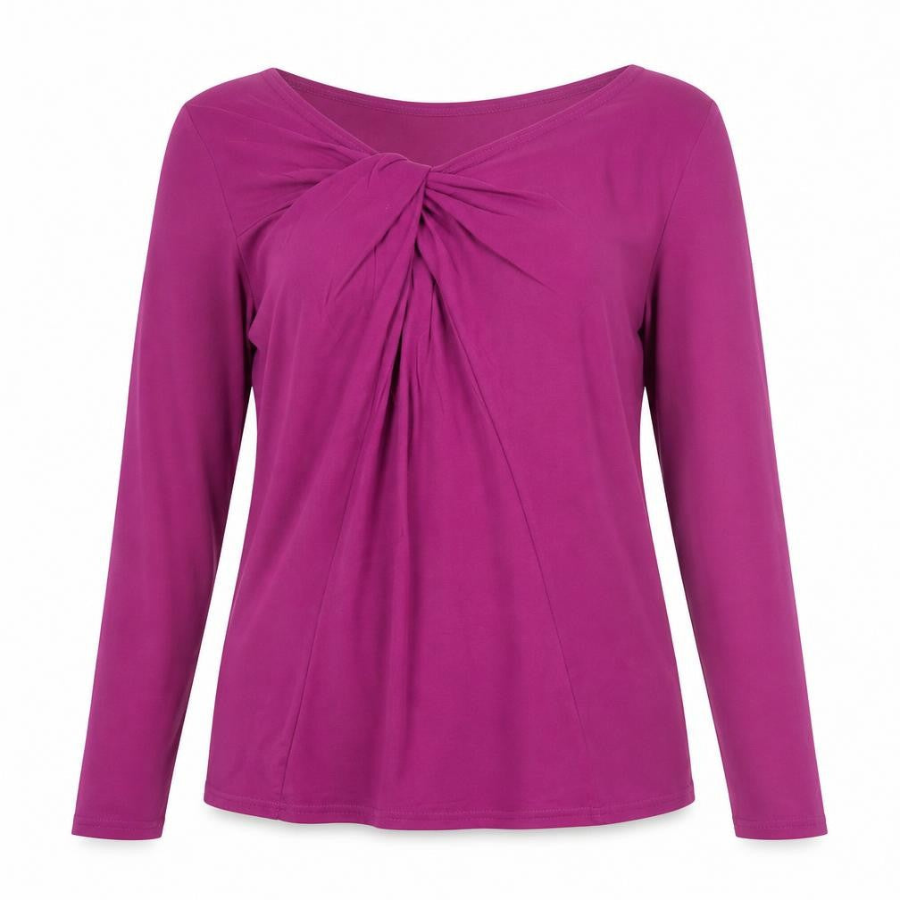 People Tree Women’s Pink Long Sleeve Organic Cotton Blouse Size 14