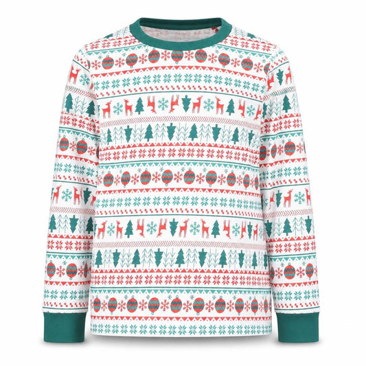 ESMARA Boys Multicoloured Christmas Long Sleeve Pyjama Top 9-10 Years