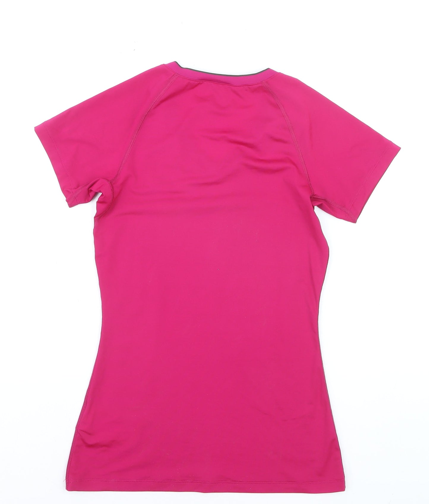 Nike Pro Women's Pink Dri-FIT V-Neck Short Sleeve Training Top Size S