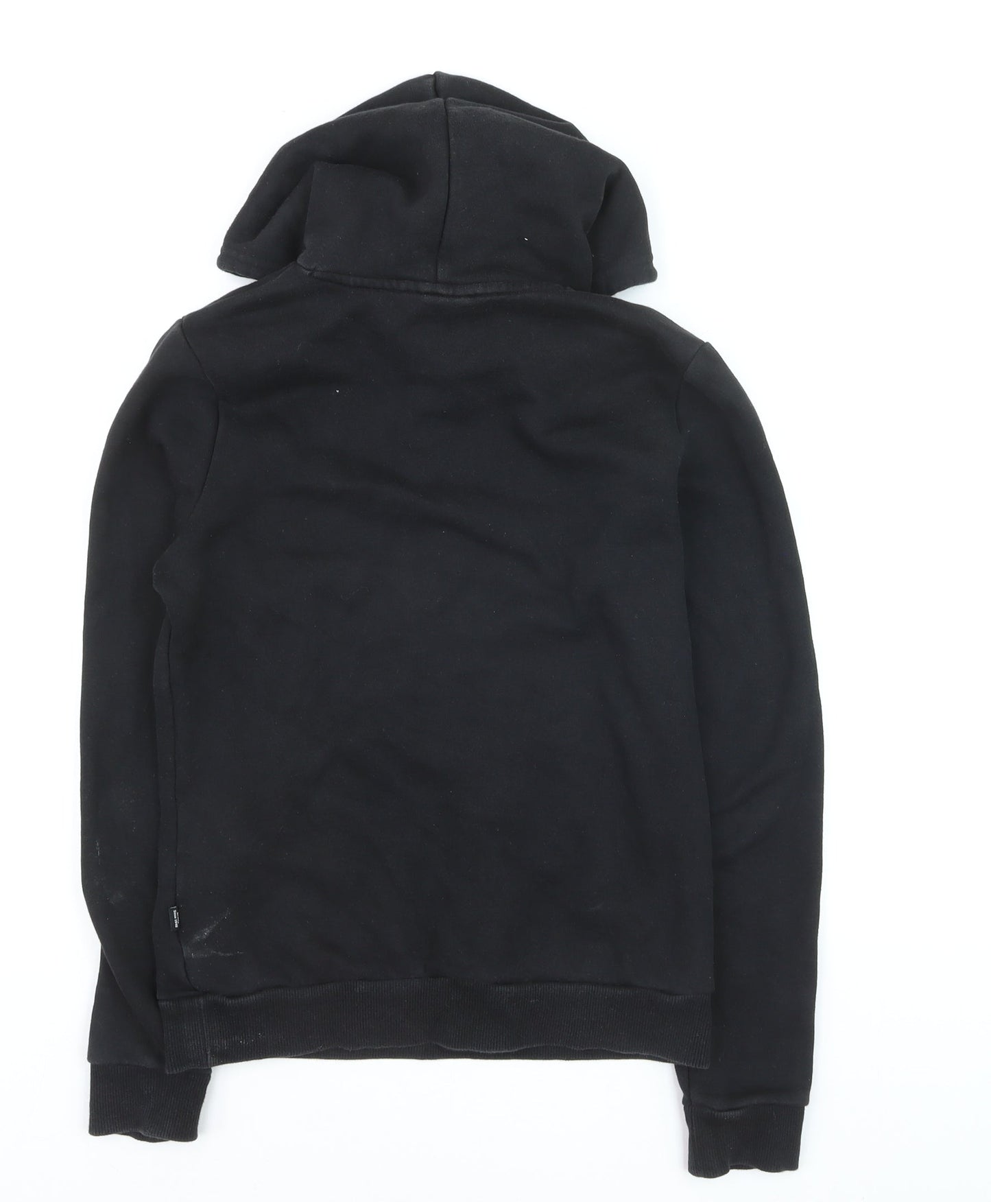 Puma Men’s Black Pullover Hoodie S Regular Fit Fleece Sweatshirt