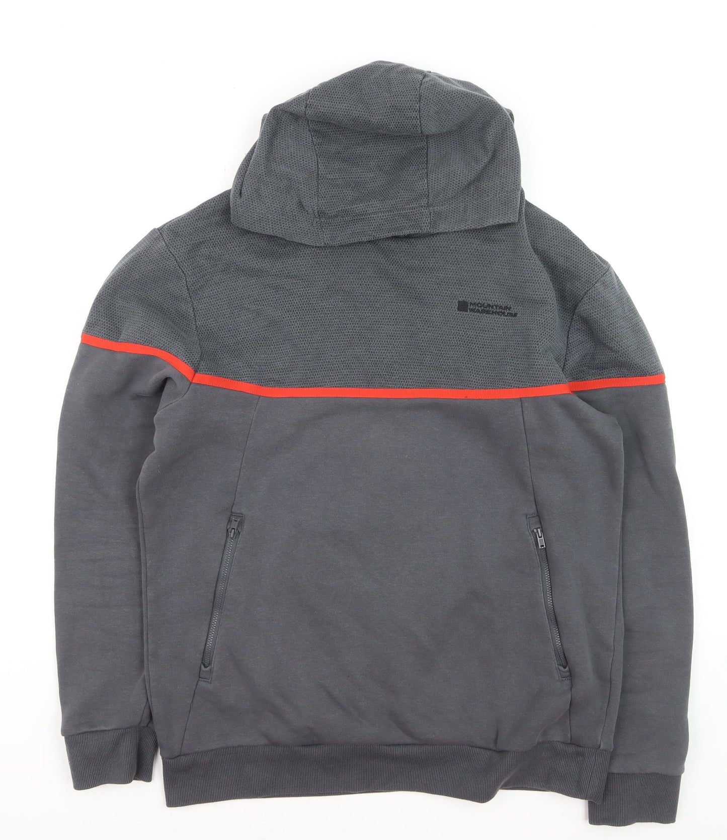 Mountain Warehouse Men’s Grey Pullover Hoodie Medium Outdoor Quick Dry