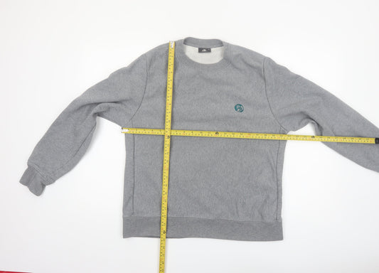 Paul Smith Men's Grey XL Crew Neck Cotton Sweatshirt