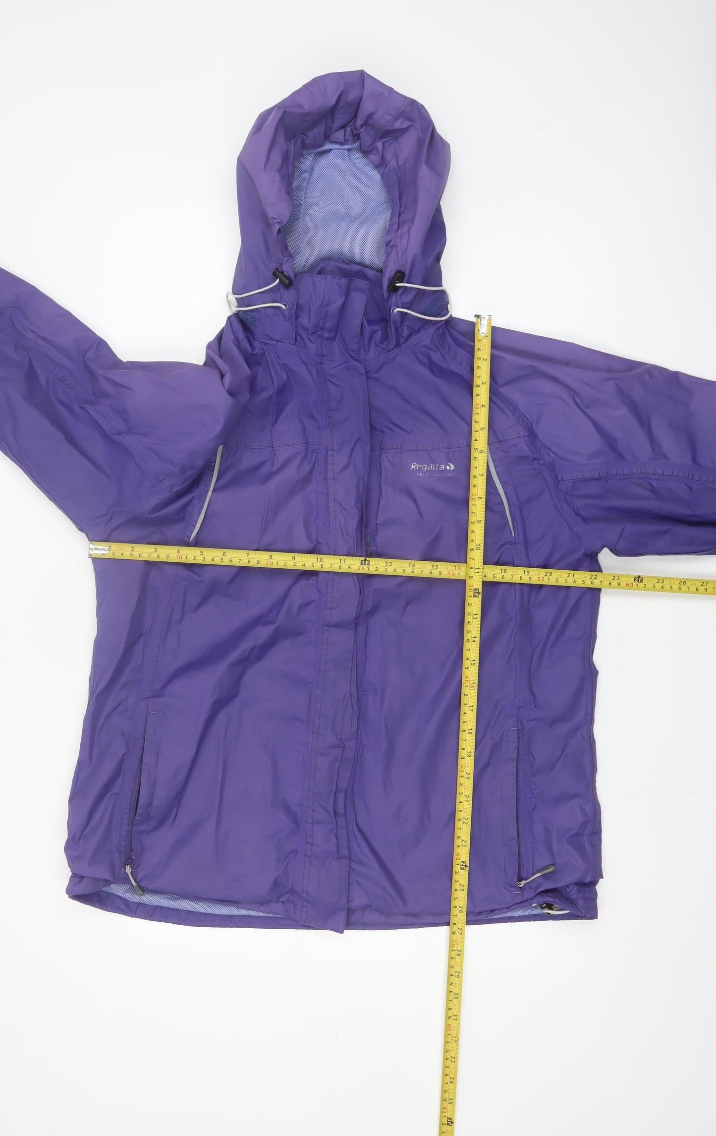 Regatta Womens Purple Waterproof Rain Coat Jacket Size 18 Hooded