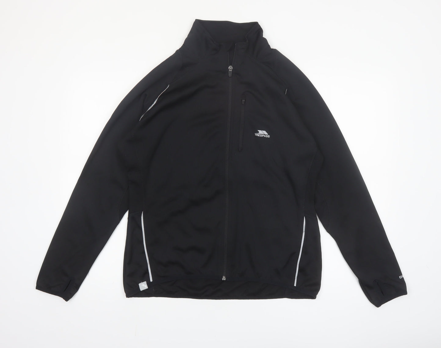 Trespass Mens Black XXL Softshell Windbreaker Jacket