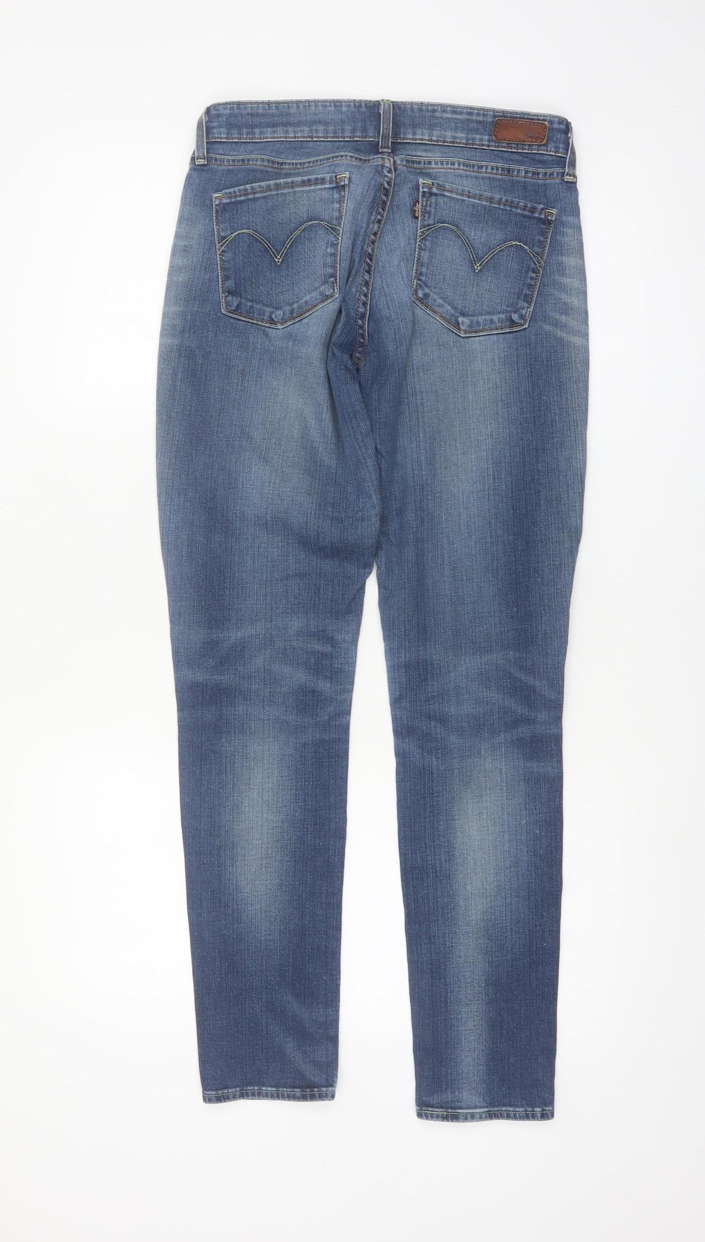 Levi's Women's Blue Skinny Jeans Size 27 Demi Curve Mid Rise