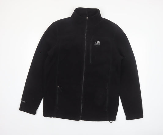 Karrimor Men's Black Fleece Full Zip Outdoor Jacket Size M
