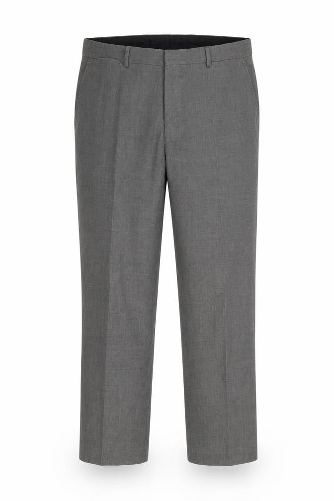 Mark Law Men's Grey 36R Dress Pants Trousers Regular Fit