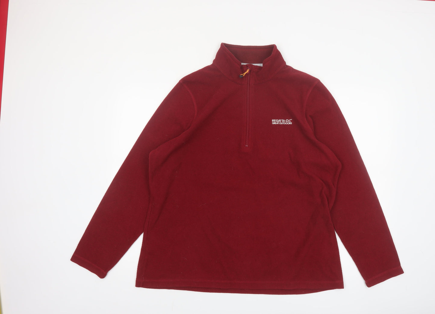 Regatta Great Outdoors Womens Red Fleece Pullover Sweatshirt UK 18