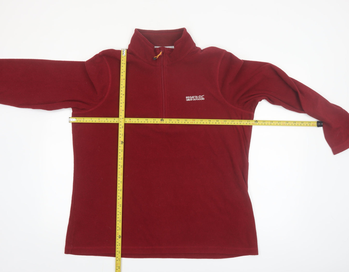 Regatta Great Outdoors Womens Red Fleece Pullover Sweatshirt UK 18