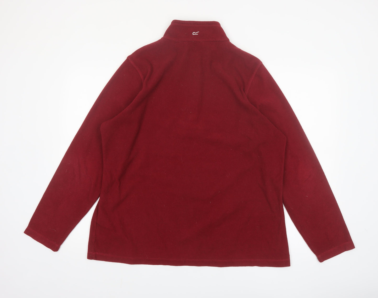 Regatta Great Outdoors Womens Red Fleece Pullover Sweatshirt UK 18