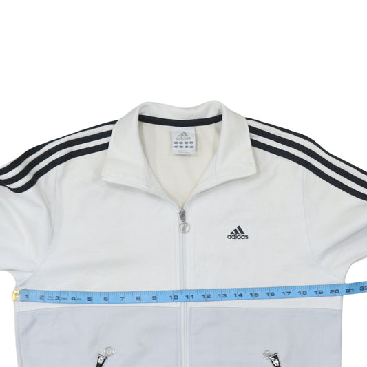 Adidas Men's Multicoloured Track Jacket M Full Zip Retro Sportswear