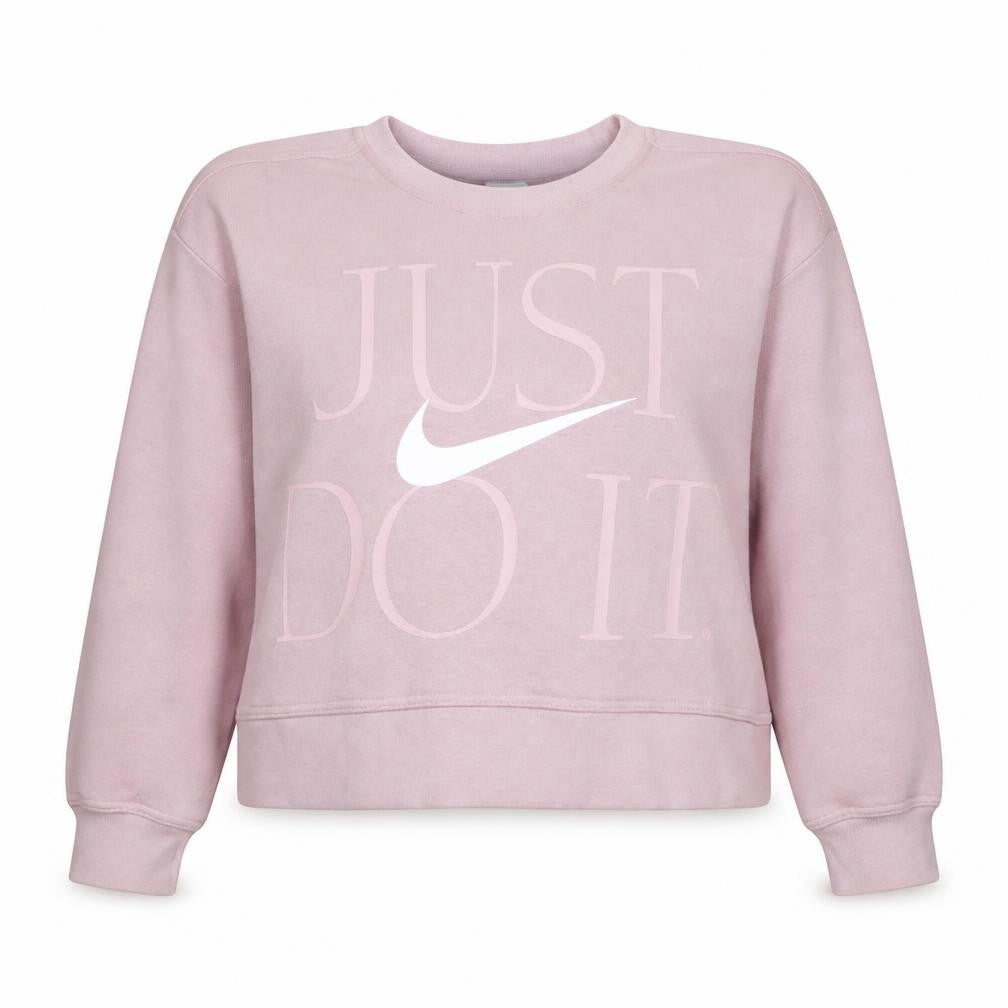 Nike Women's Pink Dri-Fit Pullover Sweatshirt Small