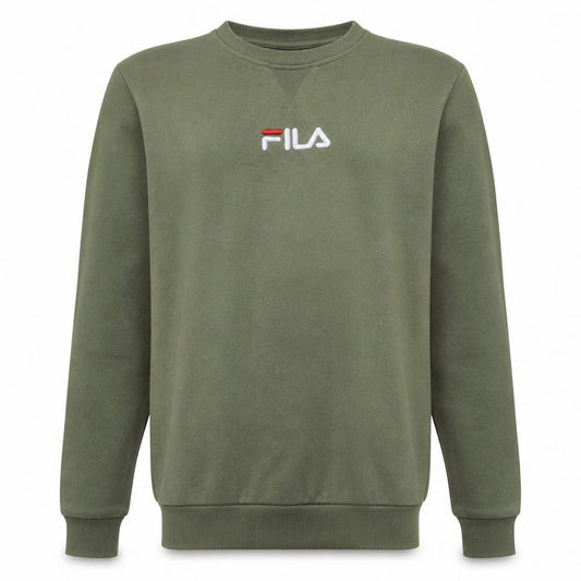 Fila Men’s Green Crew Neck Pullover Sweatshirt Size S