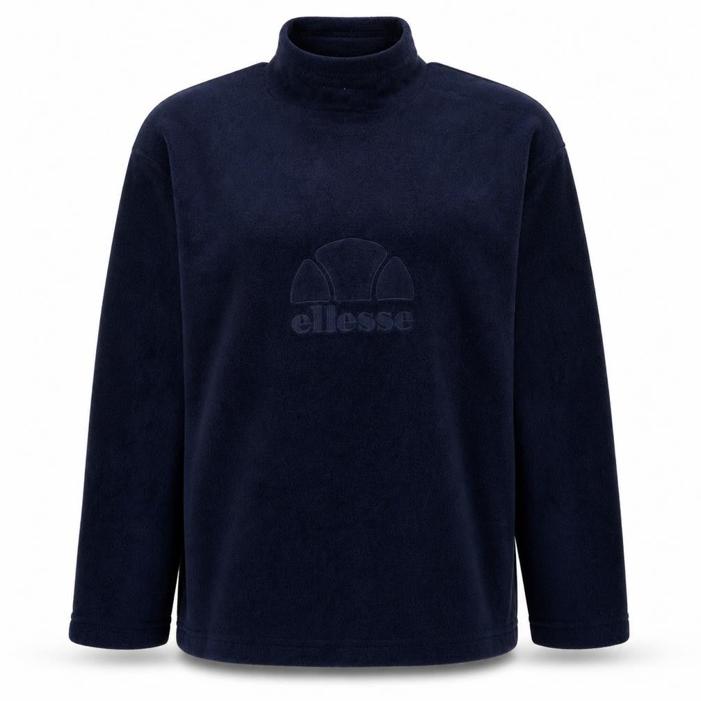 Ellesse Womens Navy Blue Fleece Pullover Sweatshirt Size S