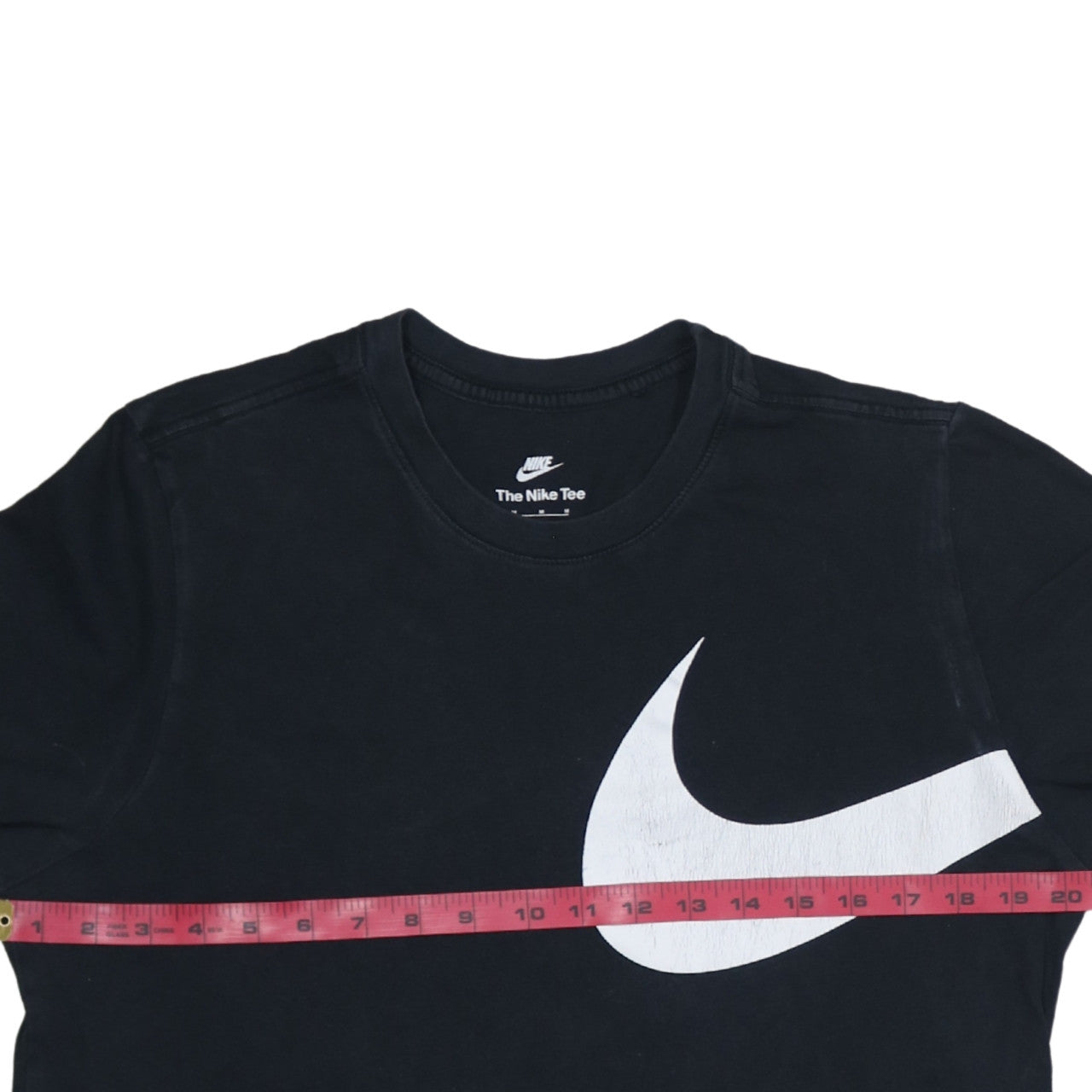 Nike Men's Black Graphic Logo Crew Neck Cotton T-Shirt Size M