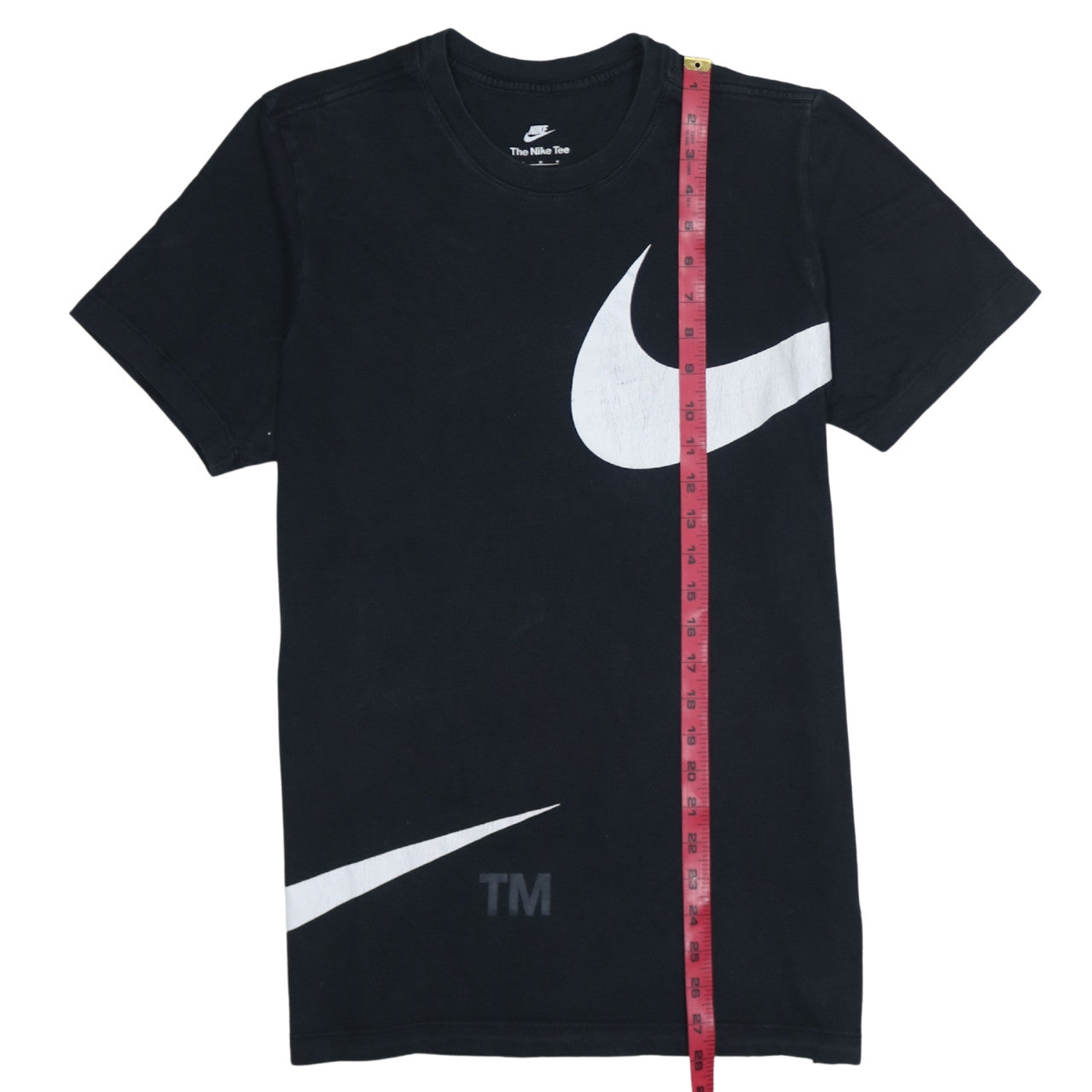 Nike Men's Black Graphic Logo Crew Neck Cotton T-Shirt Size M
