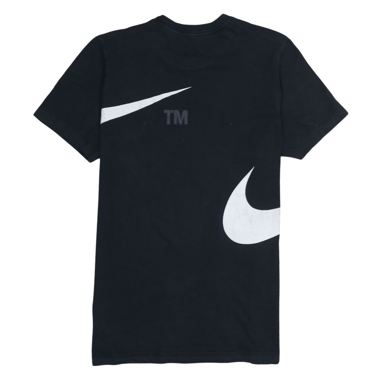 Nike Men's Black Graphic Logo Crew Neck Cotton T-Shirt Size M