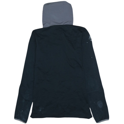 Columbia Mens Black Grey Full Zip Hooded Sweatshirt S