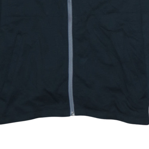 Columbia Mens Black Grey Full Zip Hooded Sweatshirt S