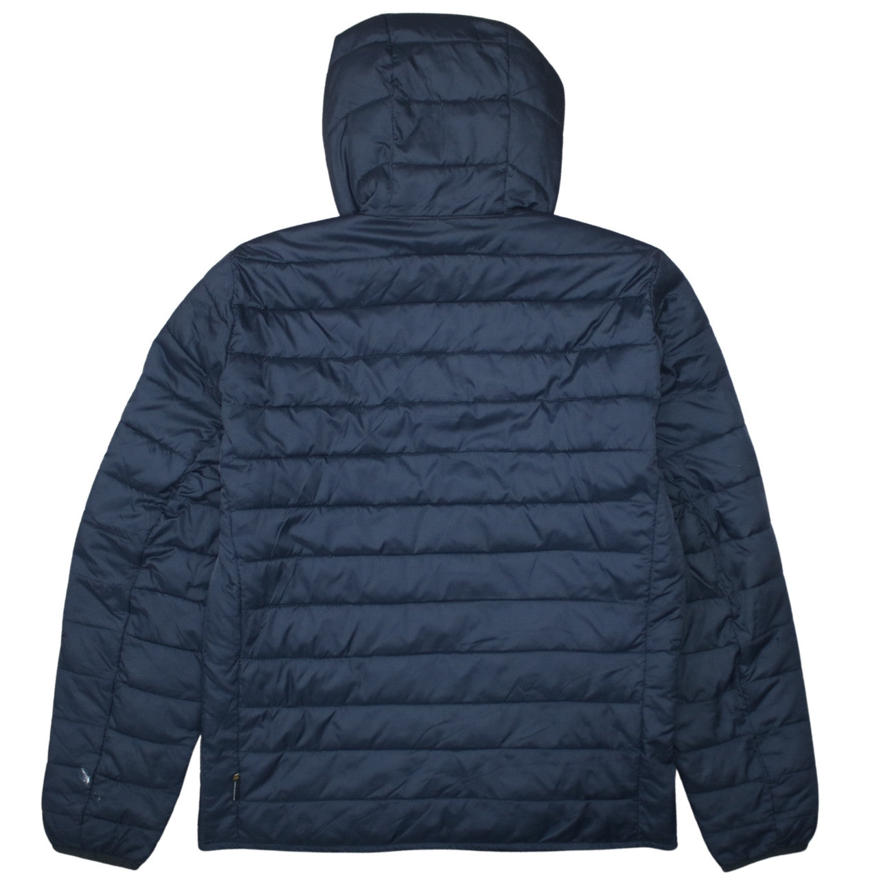 Barbour International Mens Blue Hooded Puffer Jacket M
