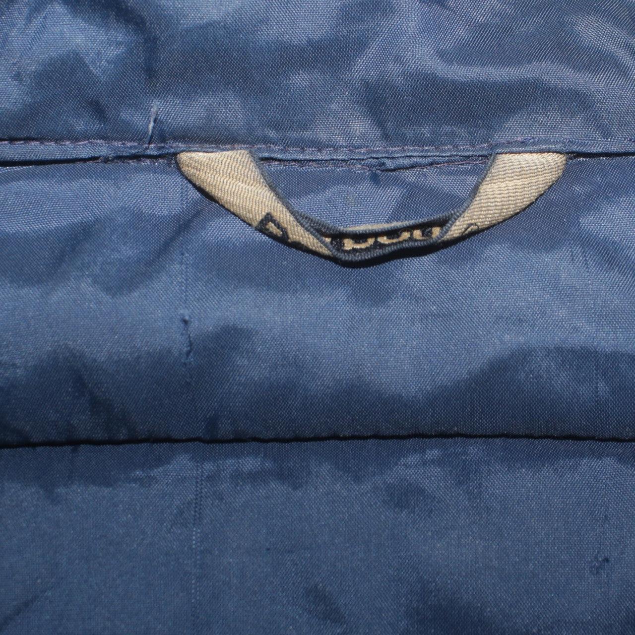 Barbour International Mens Blue Hooded Puffer Jacket M