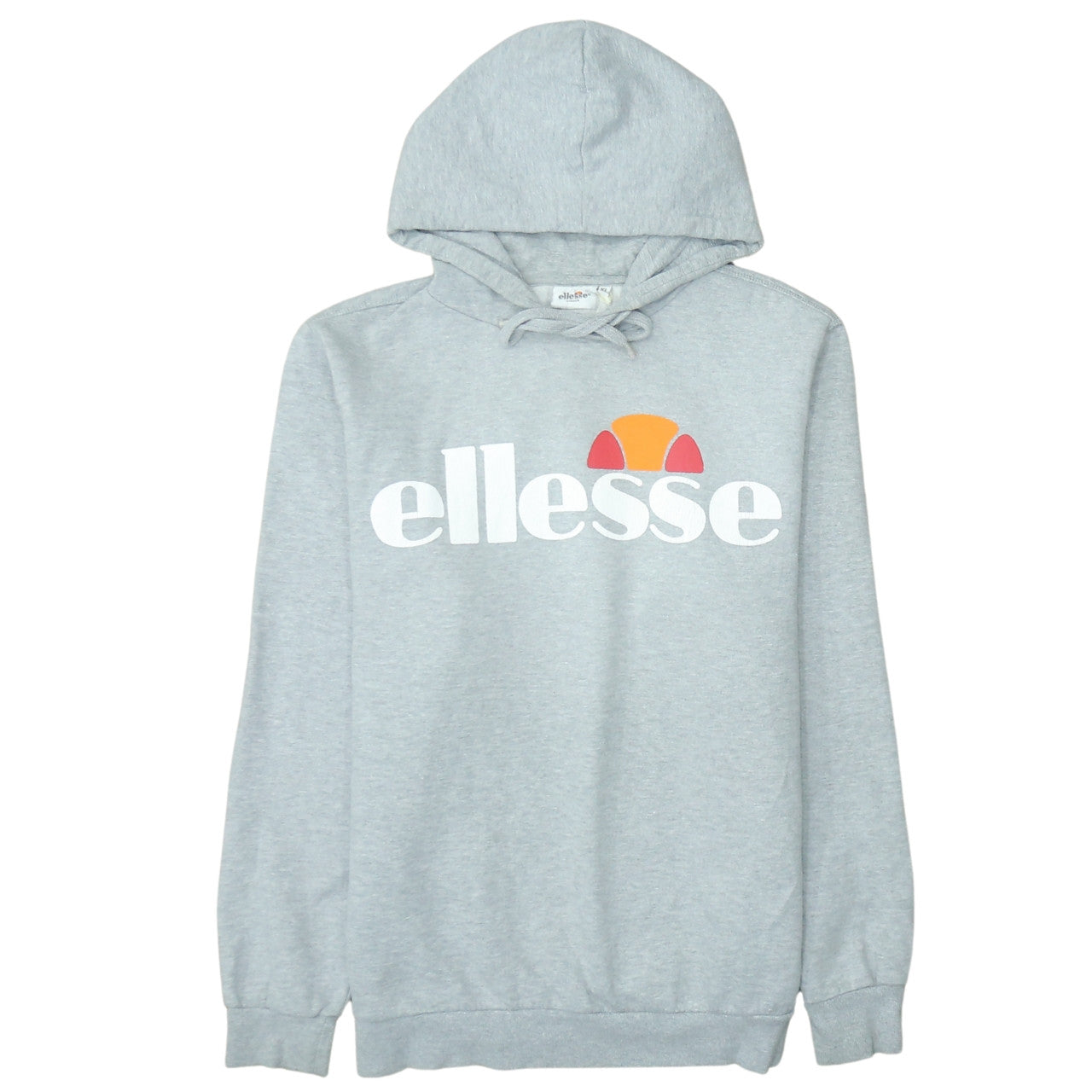 Ellesse Women’s Grey XL Pullover Hoodie with Logo Print
