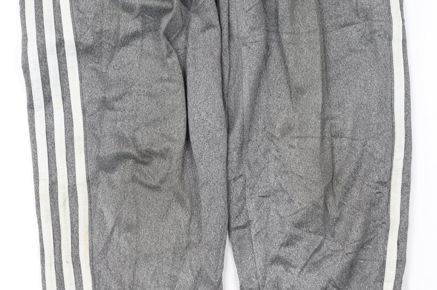 Adidas Men's Grey Jogger Track Pants Size L Elastic Waist Casual