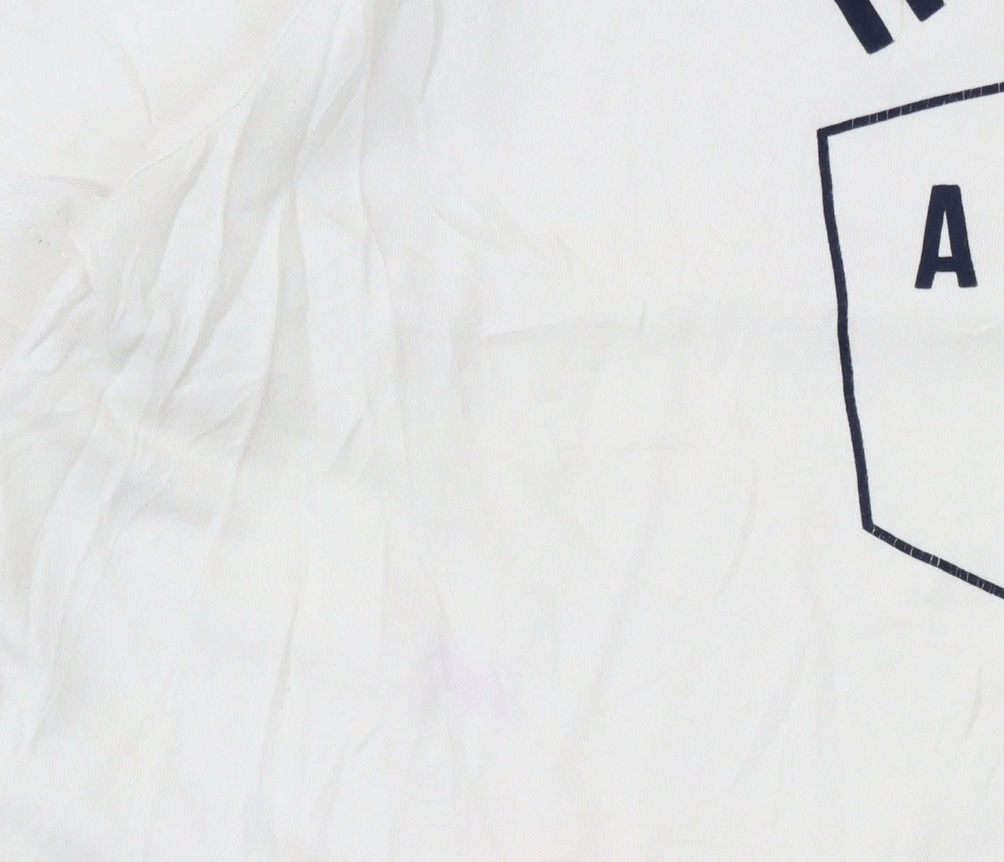 Hugo Boss Men's White Cotton Logo T-Shirt Size L Regular Fit