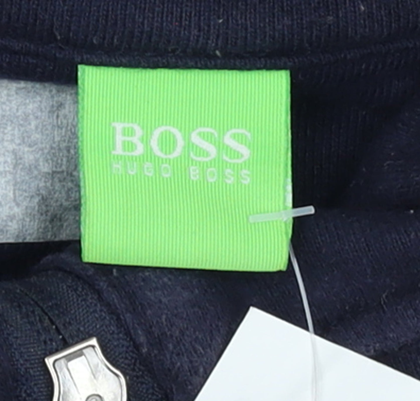 Hugo Boss Men’s Blue Fleece 1/4 Zip Pullover Sweatshirt XL