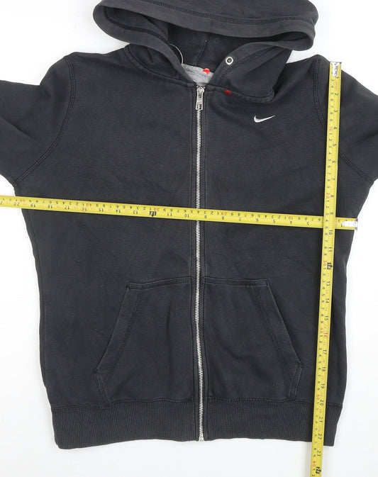 Nike Men's Black Full Zip Hooded Sweatshirt Medium