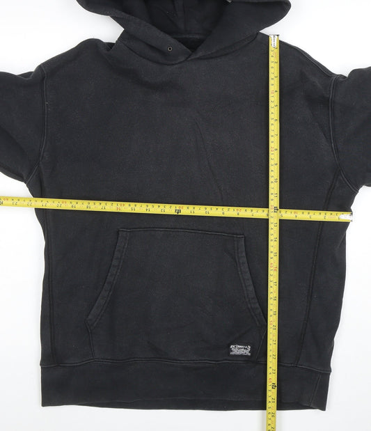 Levi's Men's Black Pullover Hoodie Fleece Regular Fit Size S