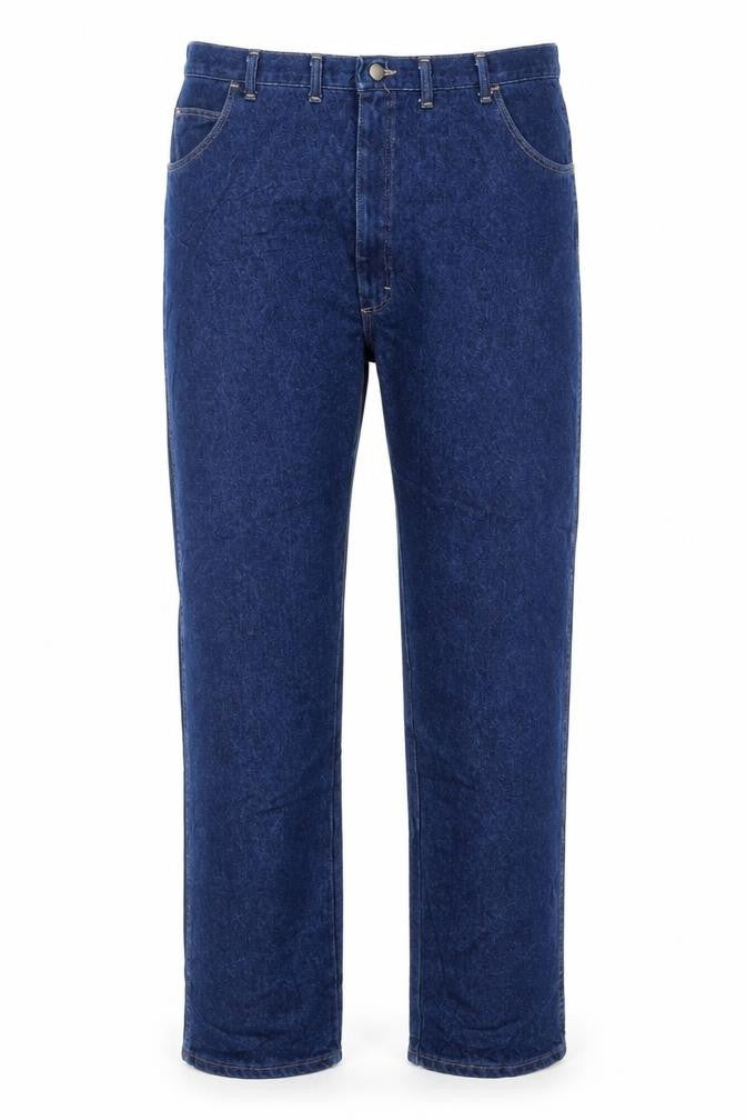 Wrangler Men's Blue Straight Leg Denim Jeans 32W 32L Regular Fit