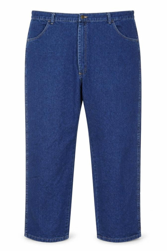 Wrangler Men's Blue 48x30 Regular Fit Denim Jeans Big & Tall