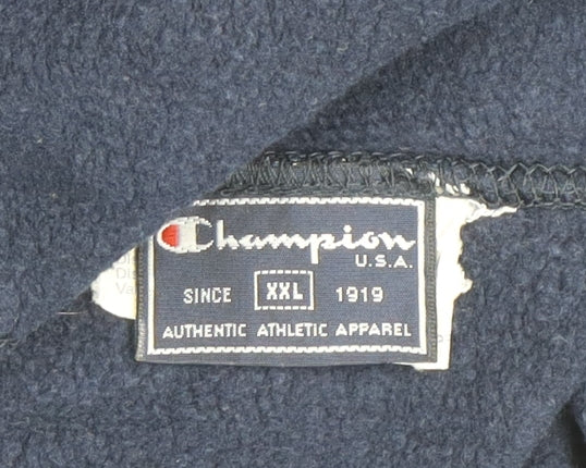 Champion Men Blue 2XL Fleece Sweatpants Regular Fit Activewear
