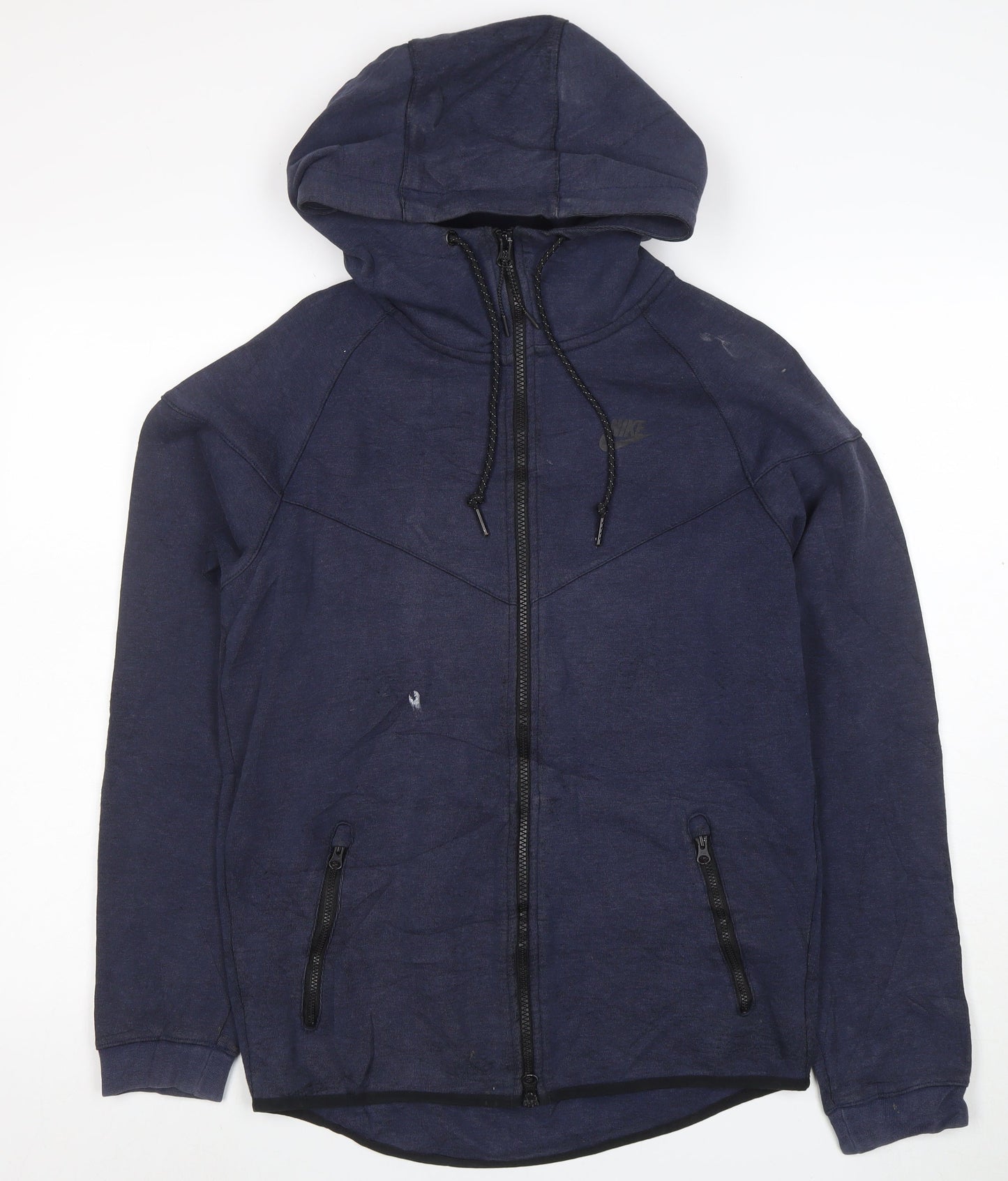 Nike Men's Blue Full Zip Hoodie Small Regular Fit