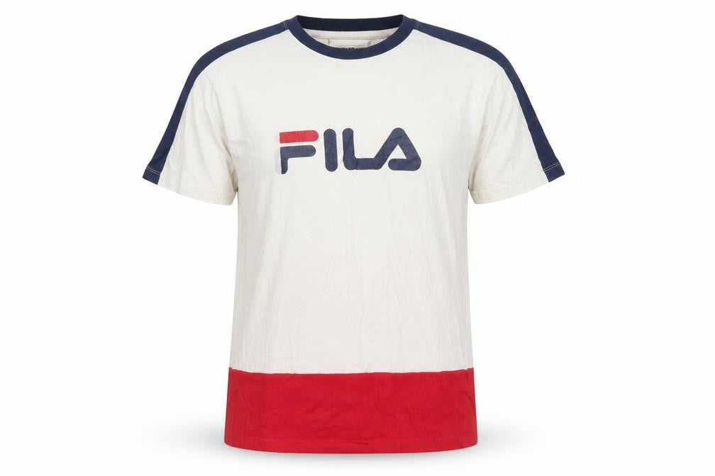 FILA Men's Multicoloured Crew Neck Sports T-Shirt Size S