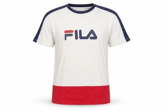 FILA Men's Multicoloured Crew Neck Sports T-Shirt Size S