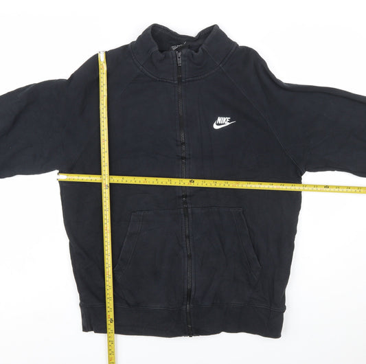Nike Men's Black Full Zip Fleece Sweatshirt Size M