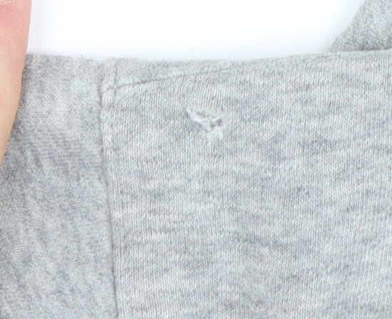 Nike SB Boys Grey Pullover Hoodie 12-13 Years Lined Cotton Blend