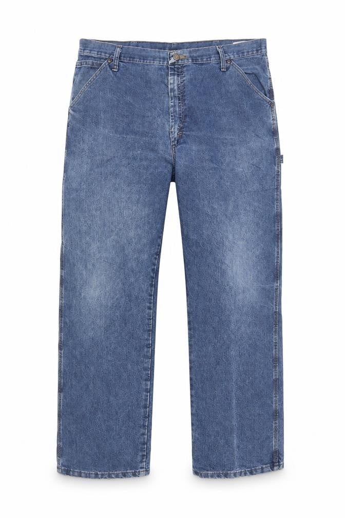 Wrangler Men's Blue 40x30 Carpenter Regular Fit Straight Jeans