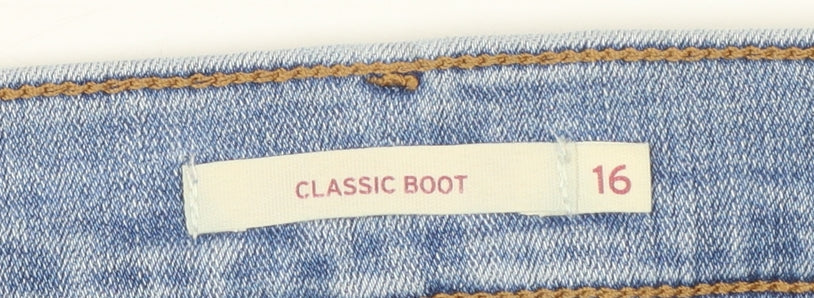 Levi’s Women Blue Size 16 Classic Bootcut Stretch Jeans