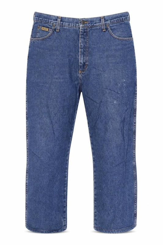 Wrangler Men's Blue Straight Leg Jeans Size 42W 32L Denim Classic Fit