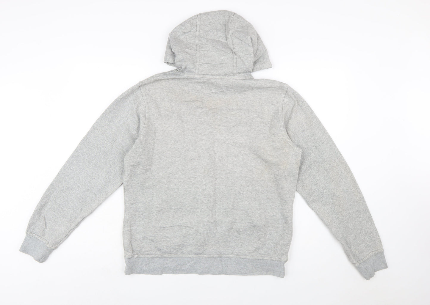 Nike Men's Grey Pullover Hoodie M Graphic Logo Sportswear