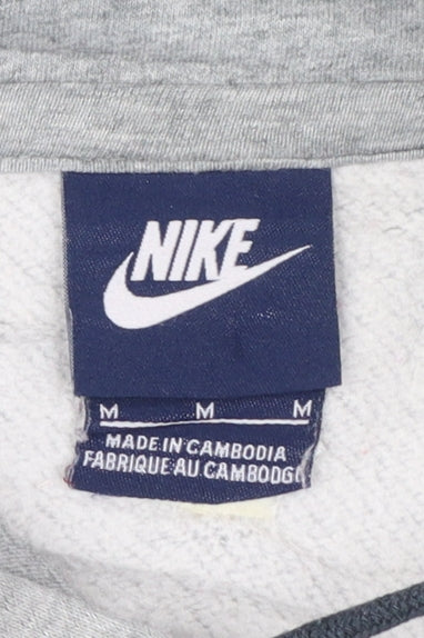 Nike Men's Grey Pullover Hoodie M Graphic Logo Sportswear