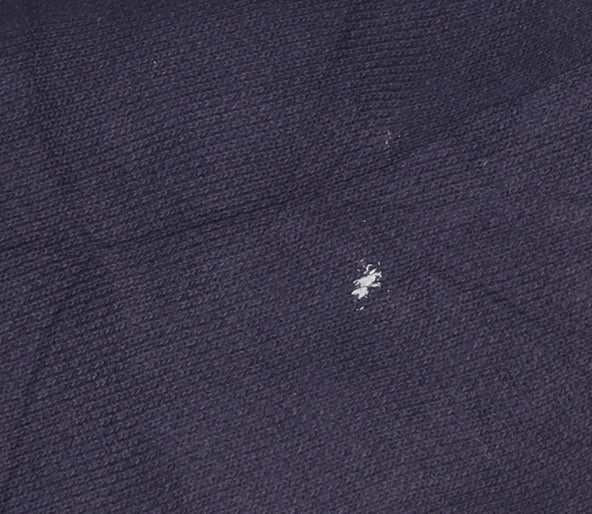 Puma Men's Navy Blue Graphic Print Crew Neck Sweatshirt Size S