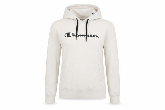 Champion Womens Beige XL Pullover Hoodie Cotton Blend Casual Sweatshirt
