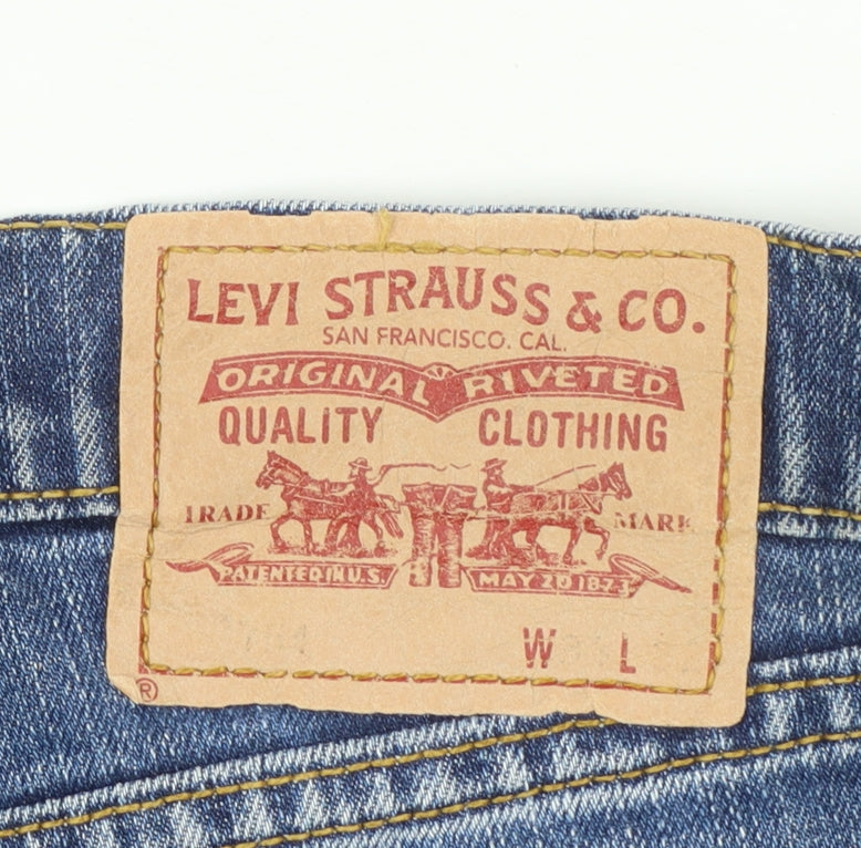 Levi Strauss Men’s Blue Regular Fit Straight Denim Jeans 34x32