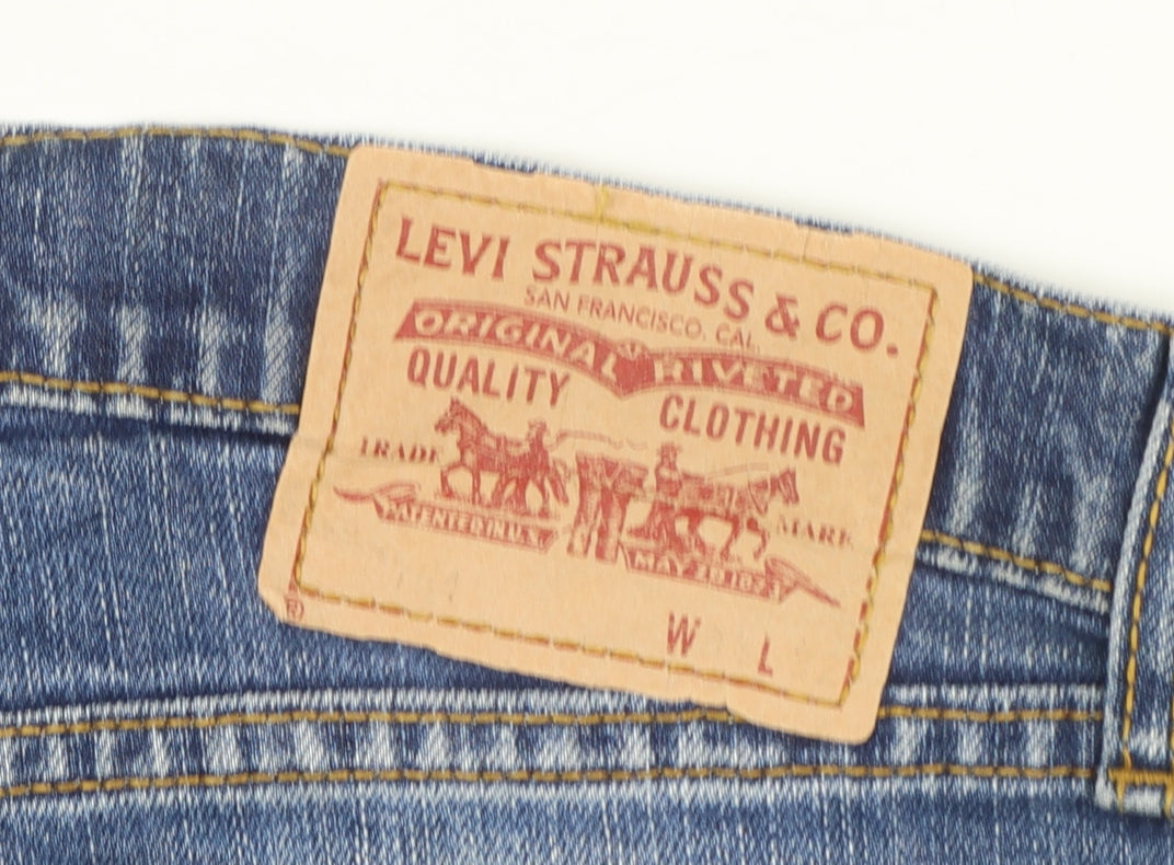 Levi Strauss Men’s Blue Regular Fit Straight Denim Jeans 34x32