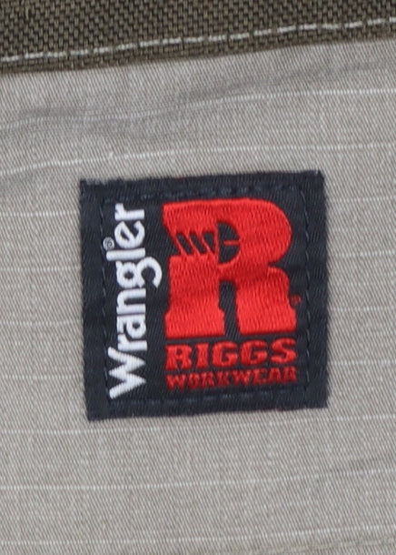 Wrangler Mens Beige Cargo Workwear Trousers Size 36x32