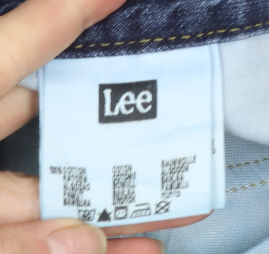 Lee Men’s Blue Straight Leg Jeans W38 L36 Regular Fit Denim